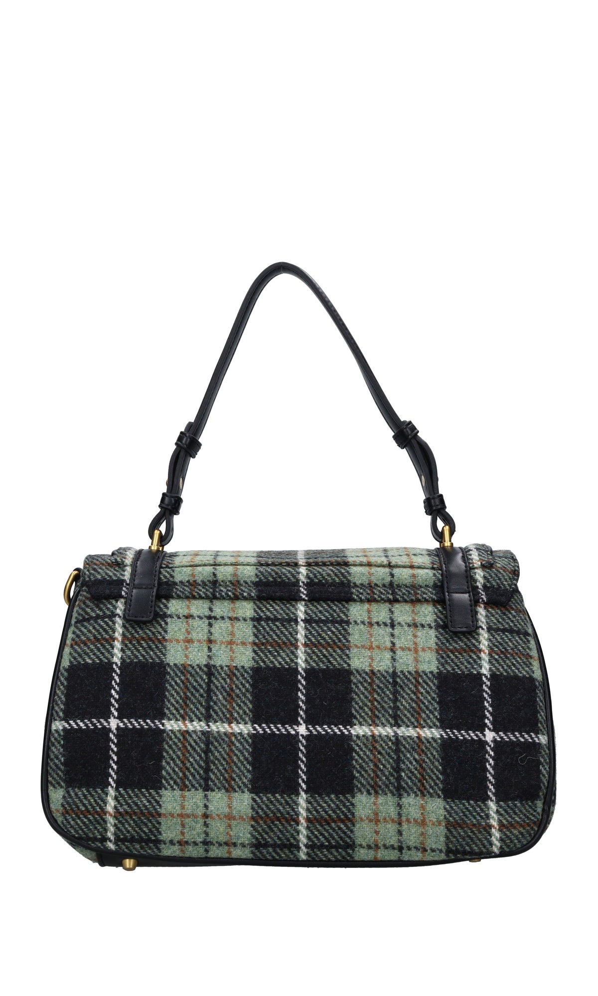 Borsa Scottish in ecopelle e lana 