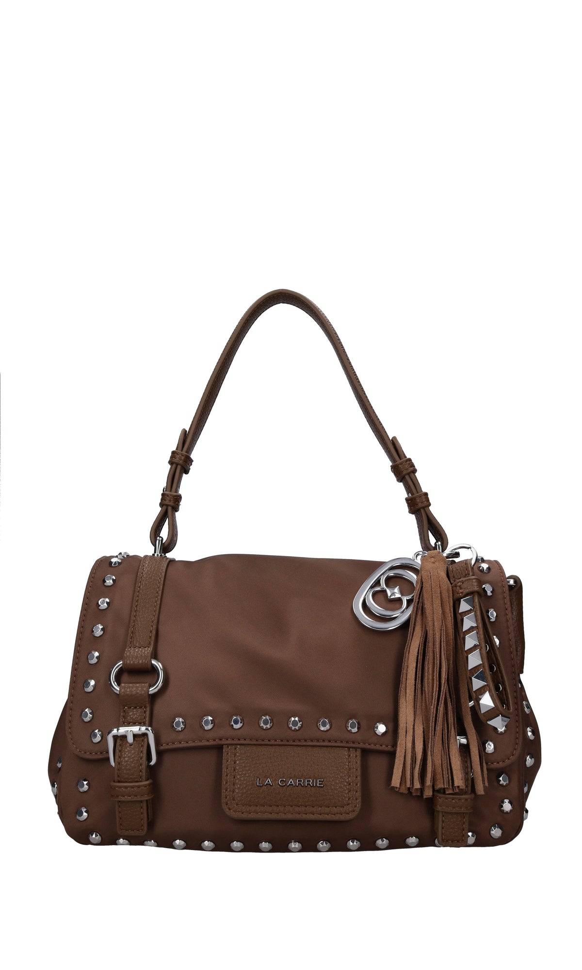 Borsa Dark Wave Atena in tessuto ed ecopelle 