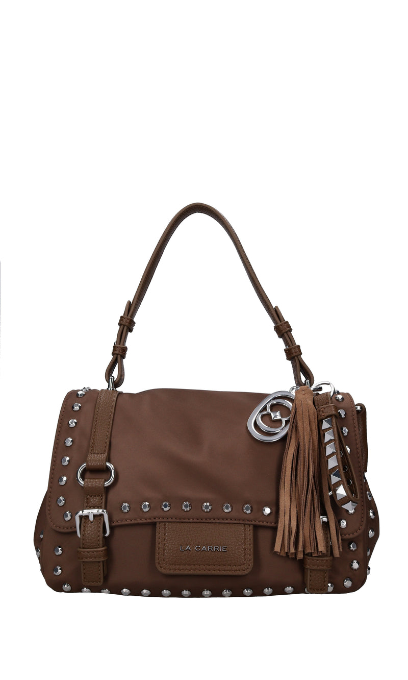 Borsa Dark Wave Atena in tessuto ed ecopelle 