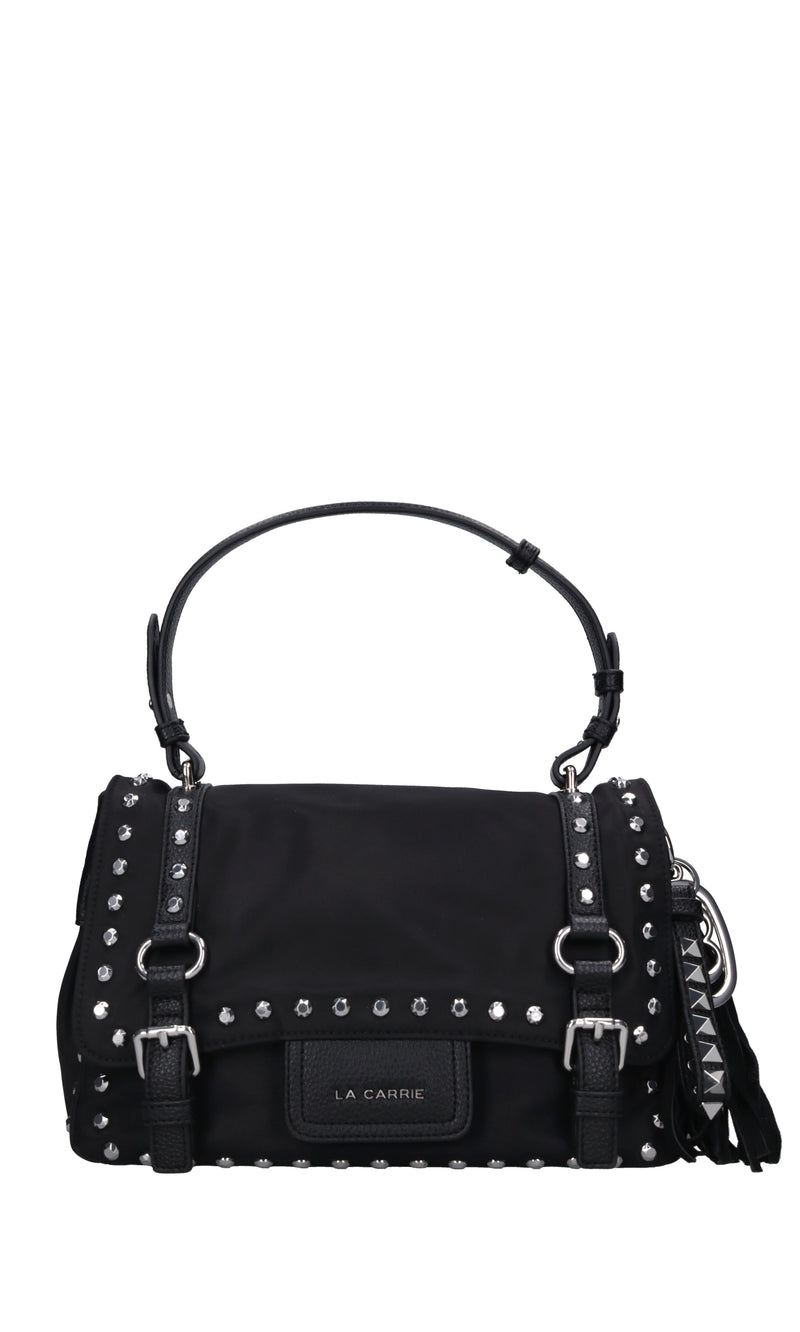 Borsa Atena in ecopelle e tessuto 