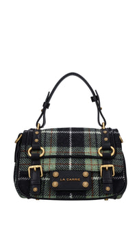 Borsa Scottish Atena in tessuto ed ecopelle 