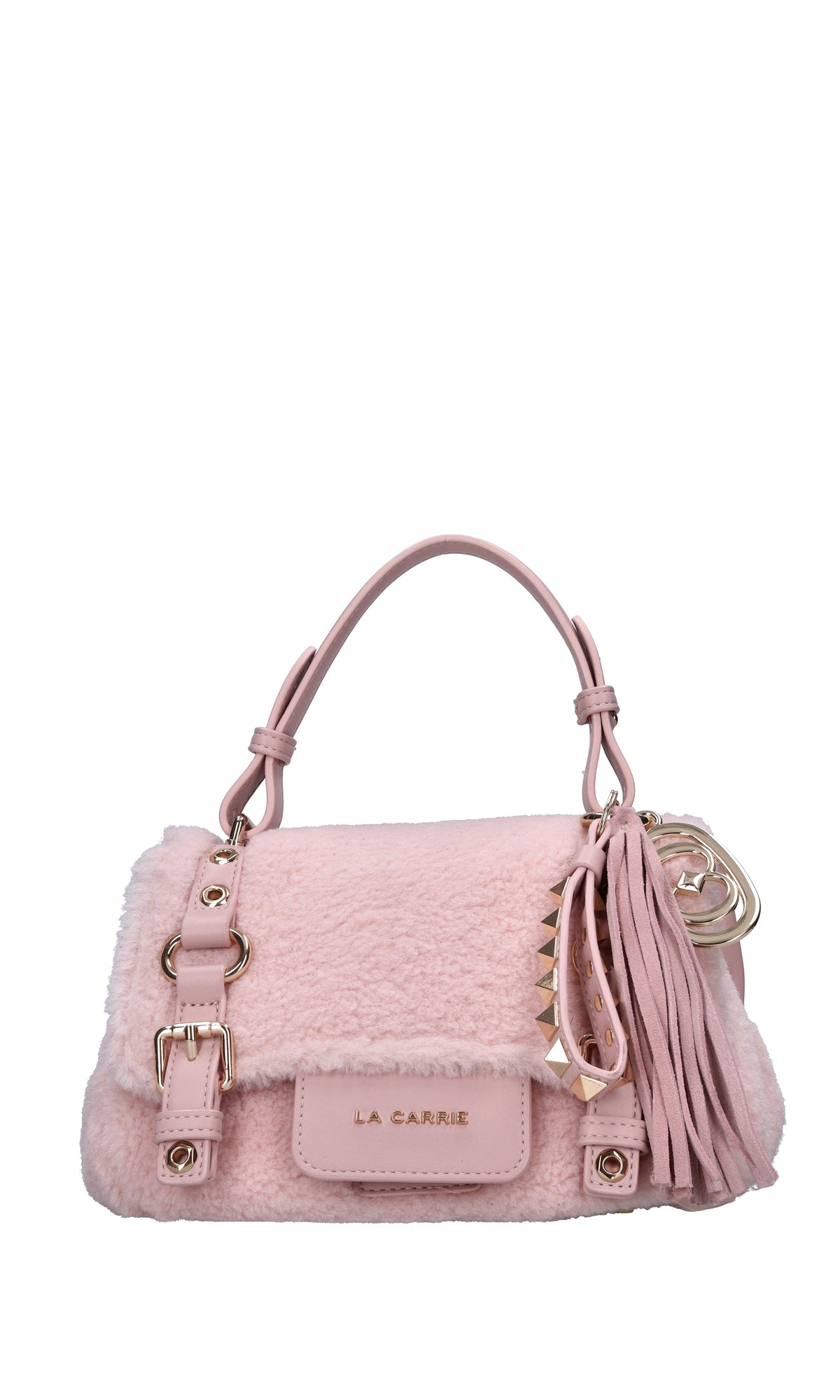 Borsa Teddy in ecopelle ed ecopelliccia 
