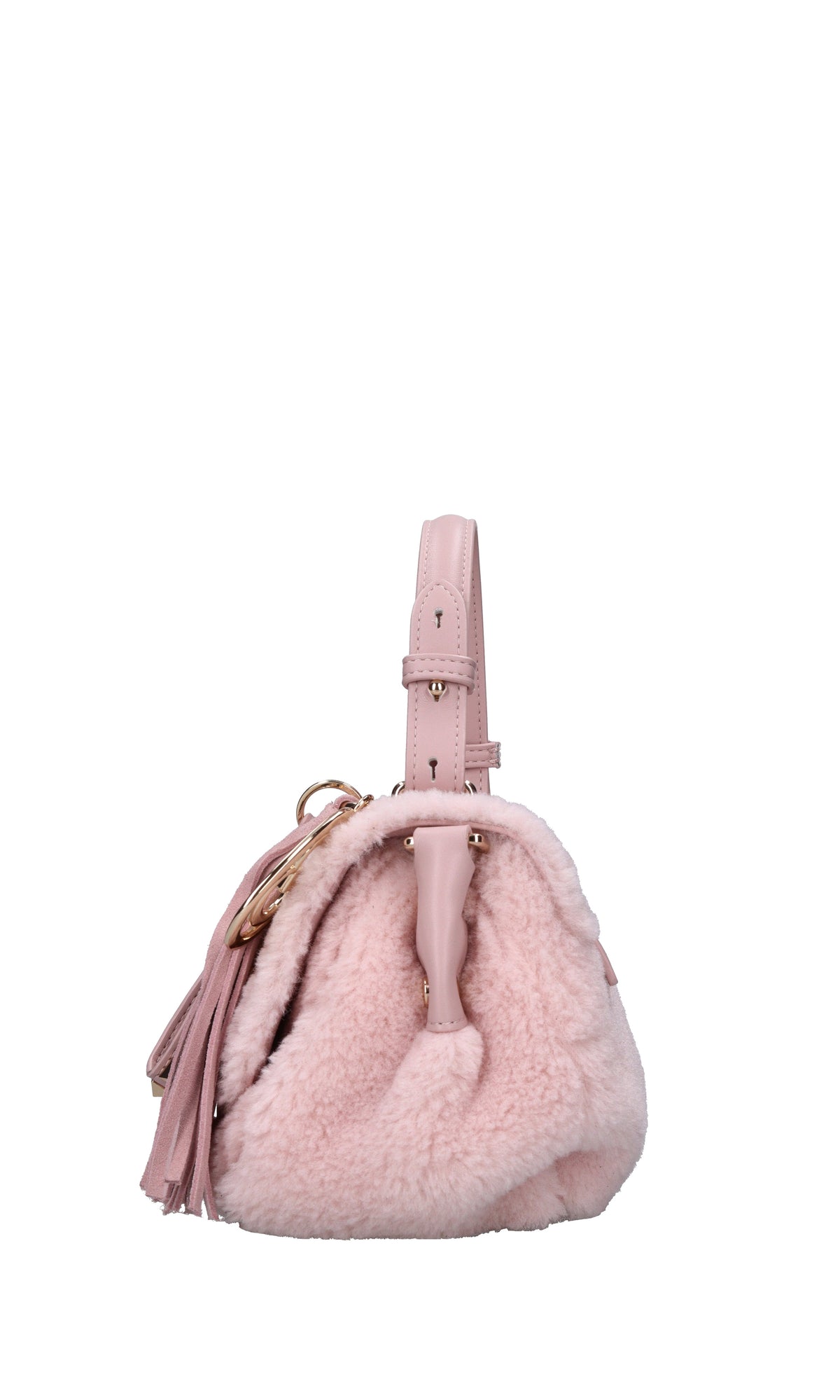 Borsa Teddy in ecopelle ed ecopelliccia 