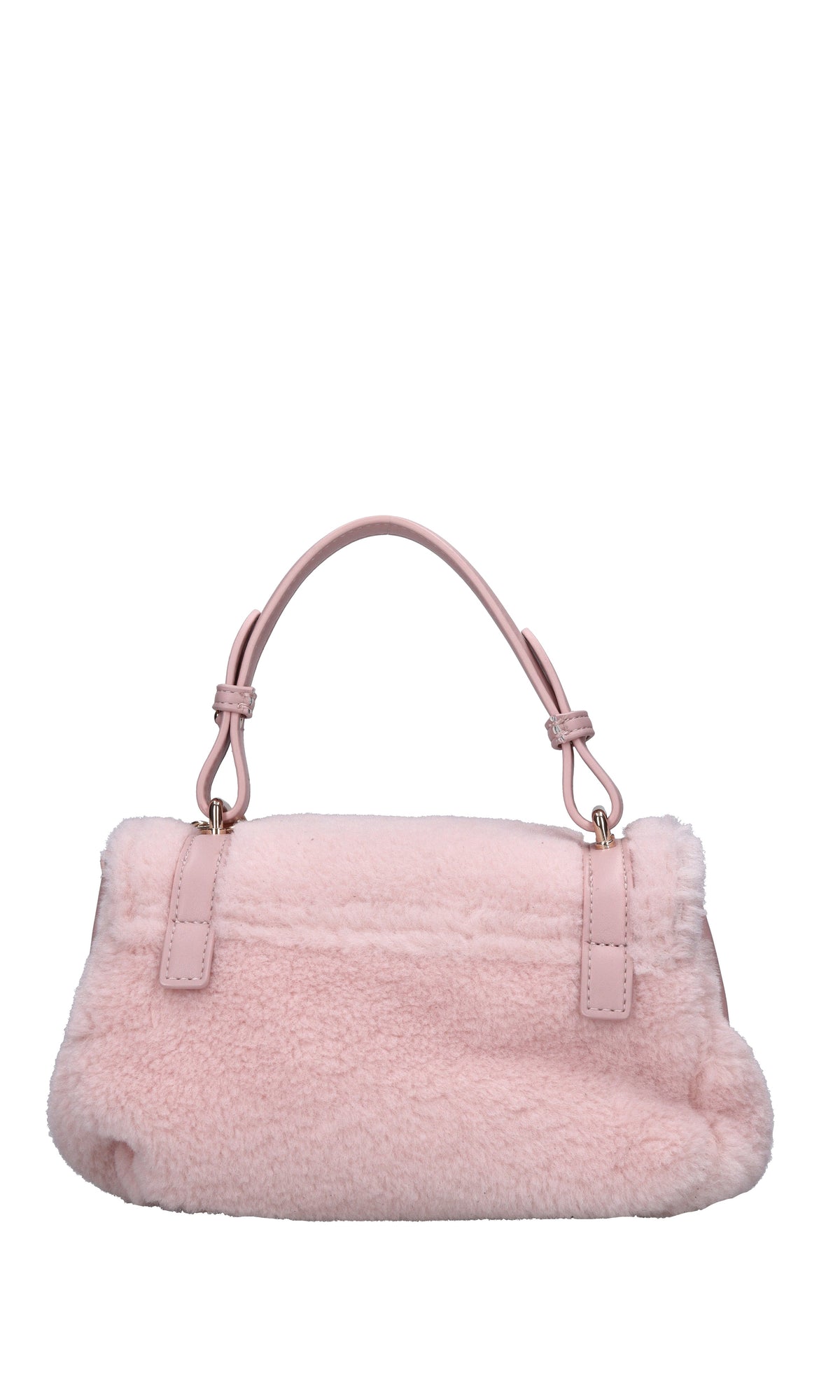 Borsa Teddy in ecopelle ed ecopelliccia 
