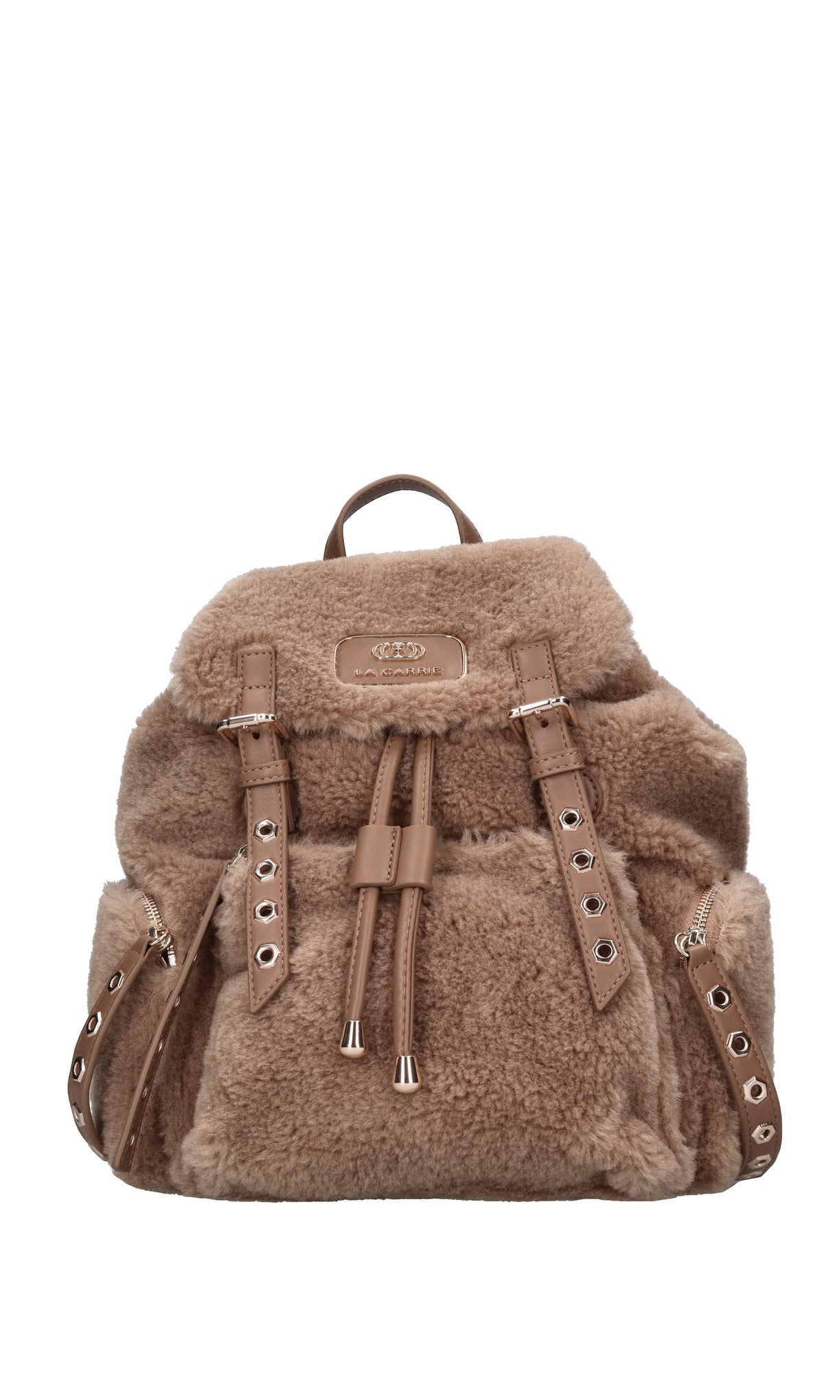 Zaino Teddy in ecopelliccia ed ecopelle 