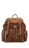 LA CARRIE Zaino Teddy in ecopelliccia ed ecopelle