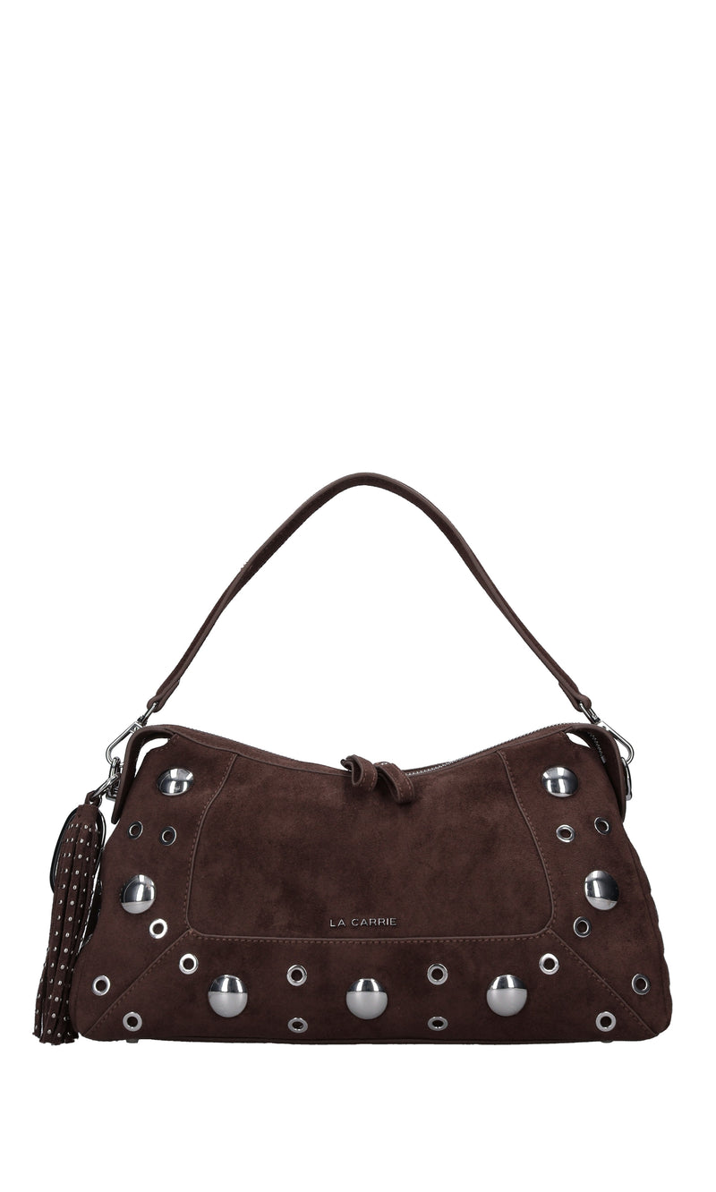 Borsa Ethnic in camoscio e borchie 
