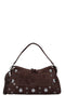 LA CARRIE Borsa Ethnic in camoscio e borchie
