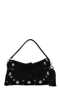 Borsa in camoscio e borchie 