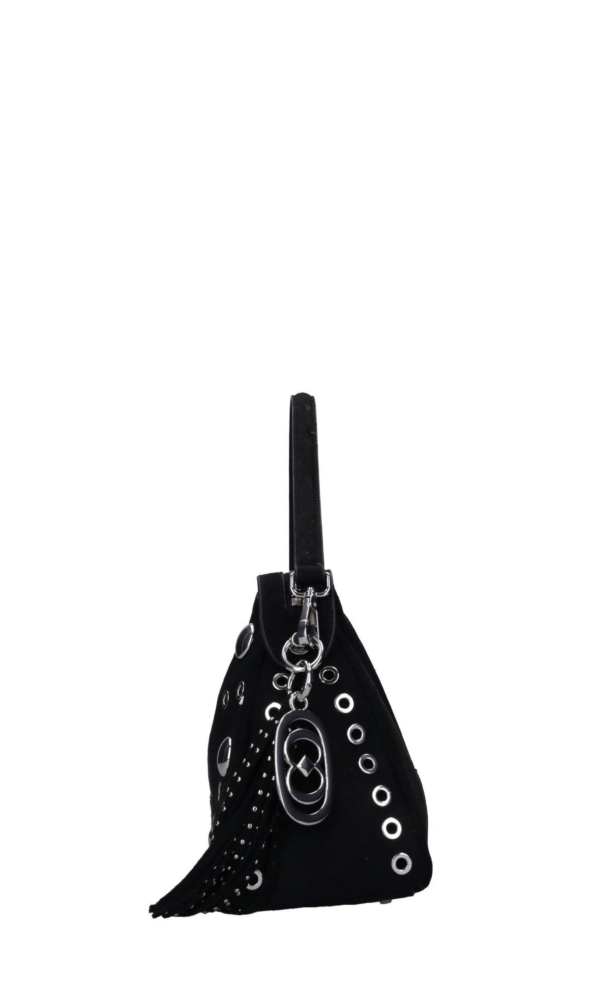 Borsa in camoscio e borchie 