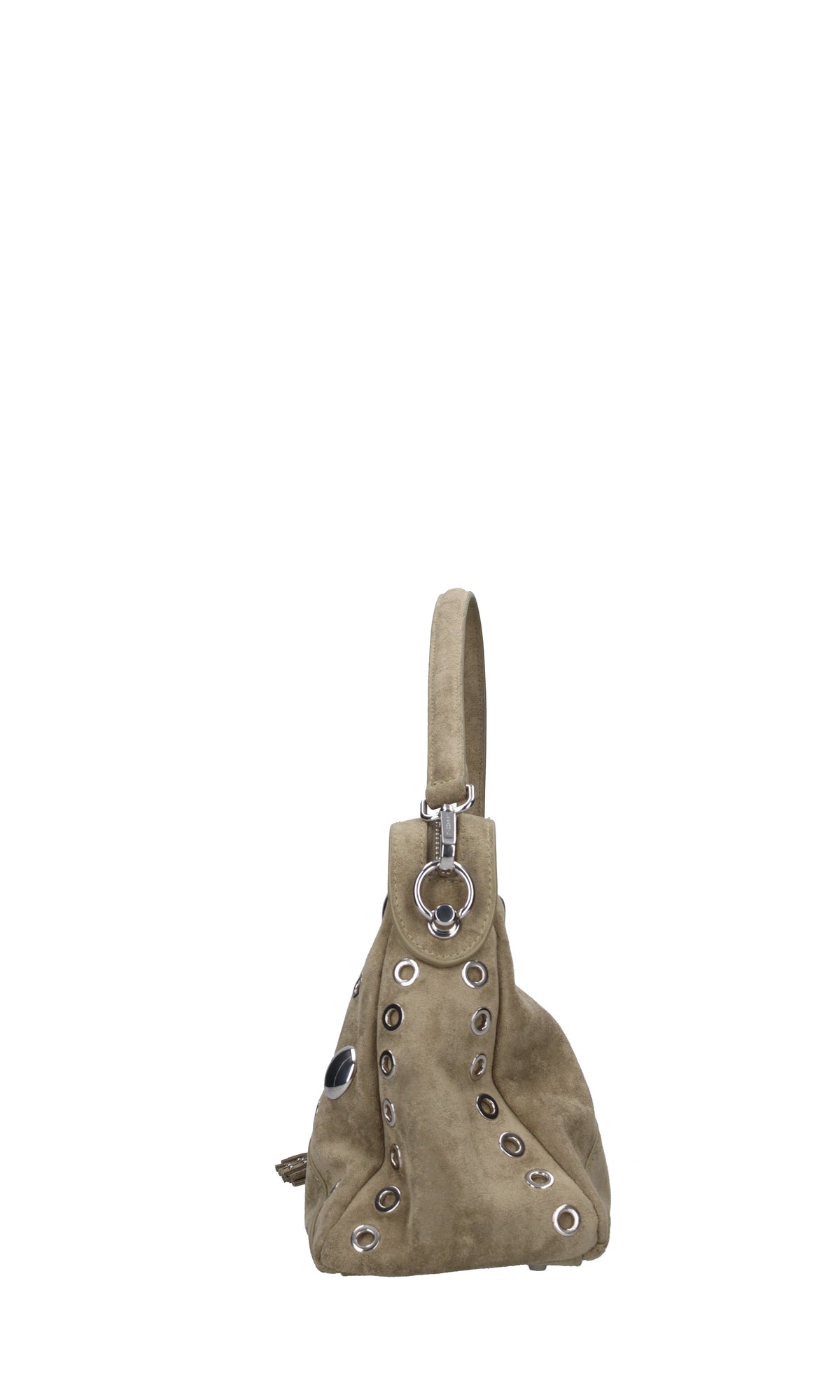 Borsa Ethnic in camoscio e borchie 