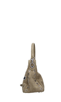 Borsa Ethnic in camoscio e borchie 