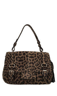 Borsa Animalier in camoscio 
