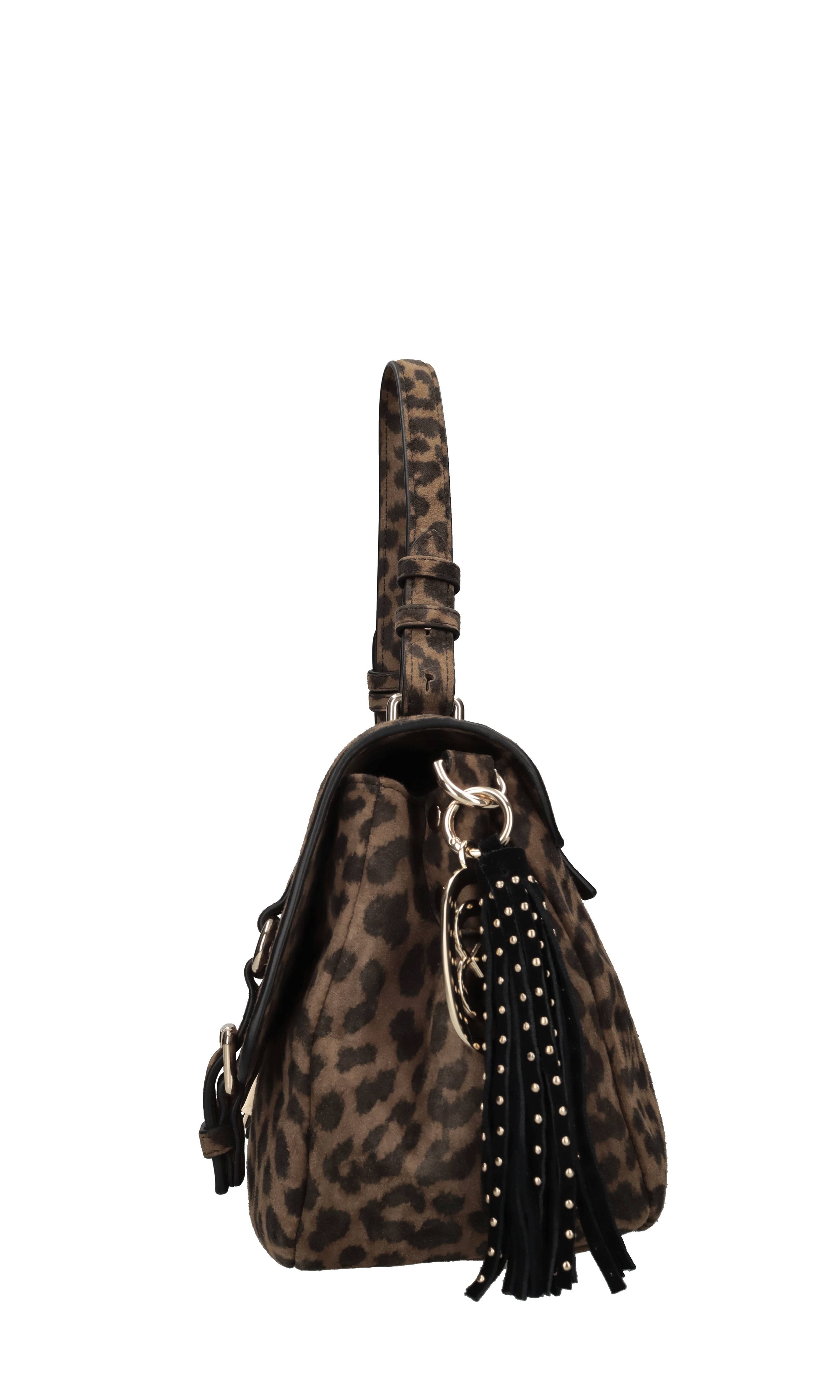 Borsa Animalier in camoscio 