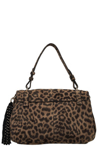Borsa Animalier in camoscio 