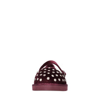 Ballerine in velluto e strass 