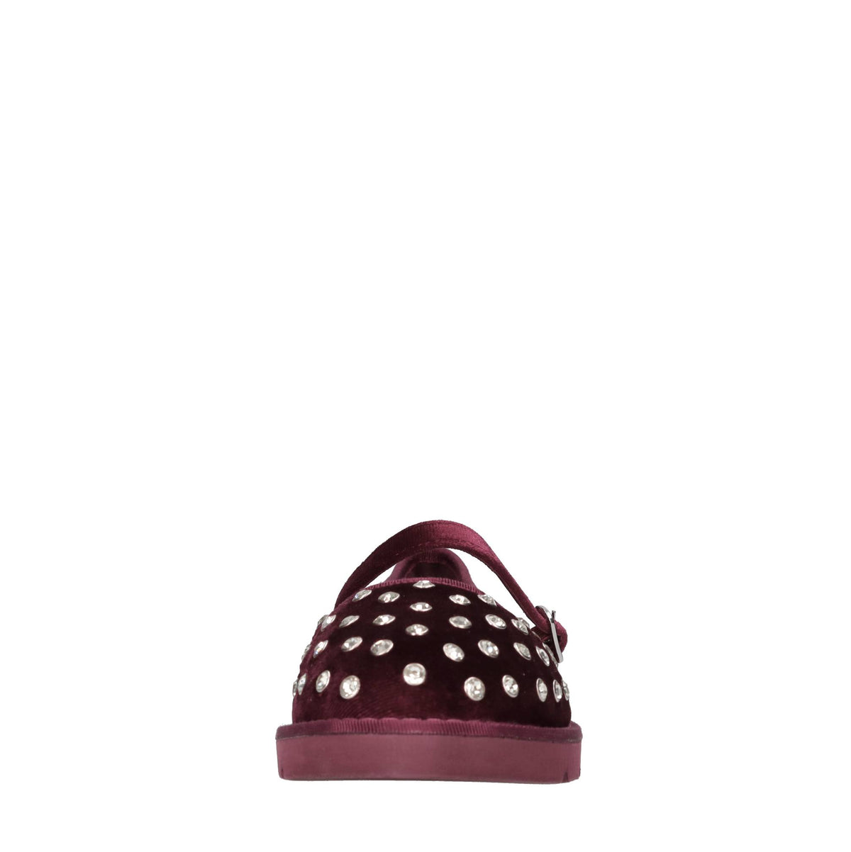 Ballerine in velluto e strass 