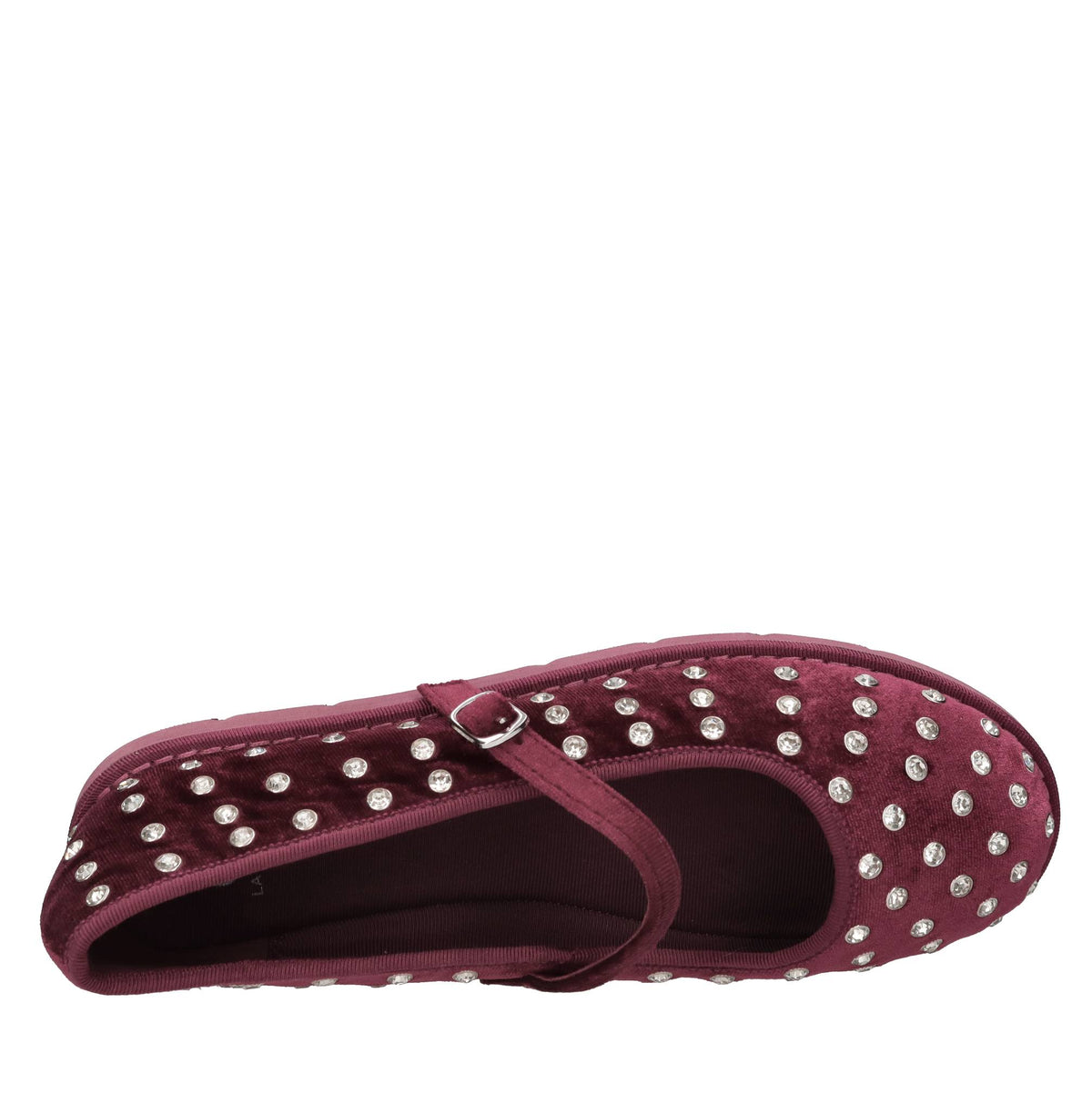 Ballerine in velluto e strass 
