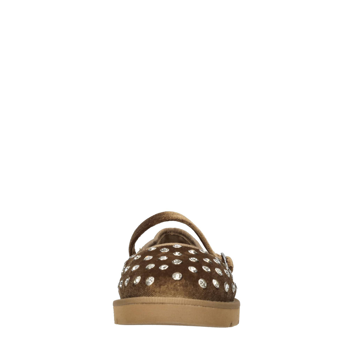 Ballerine in velluto e strass 