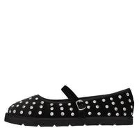 Ballerine in velluto e strass 