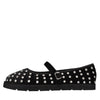 LA CARRIE Ballerine in velluto e strass
