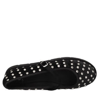 Ballerine in velluto e strass 