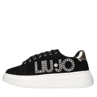 Sneakers in camoscio ed ecopelle 