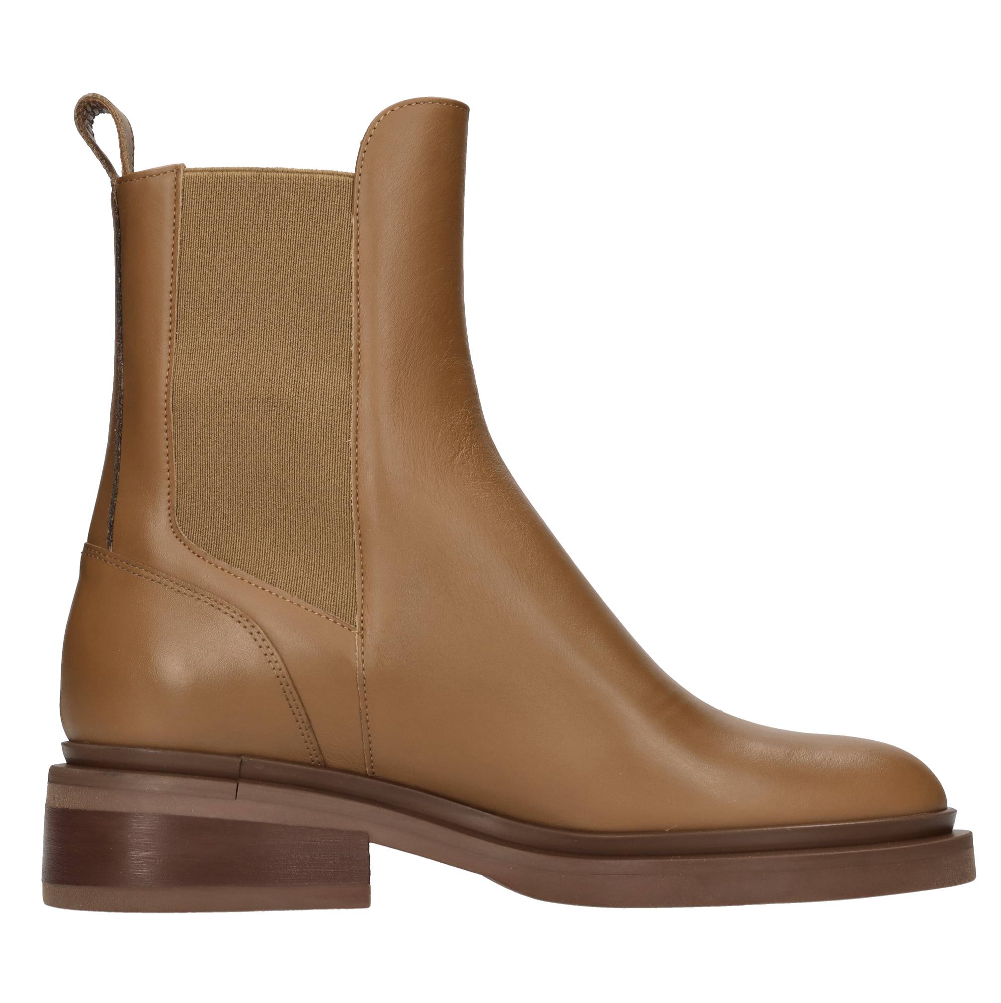 Stivaletti beatles in pelle 