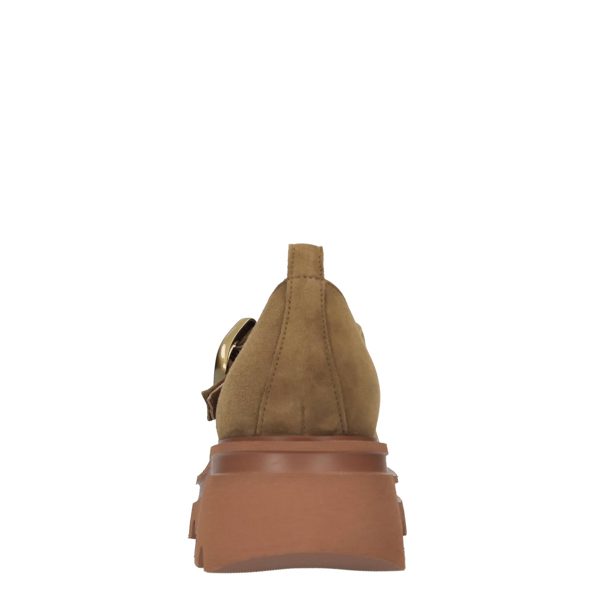 Ballerine in camoscio 