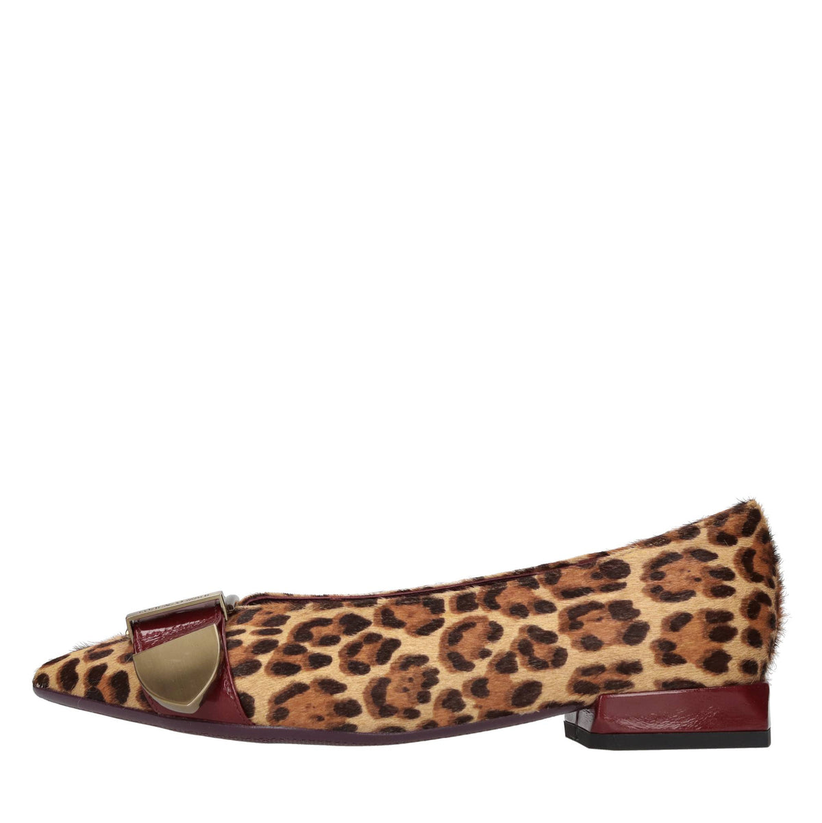 Ballerine in pelle e cavallino 