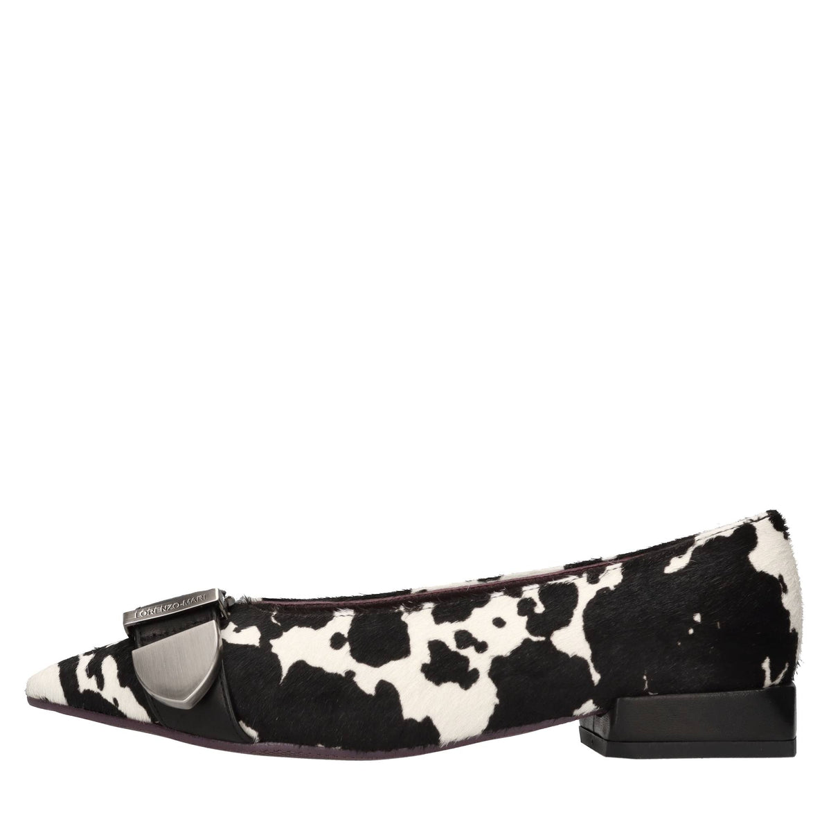 Ballerine in pelle e cavallino 