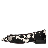Ballerine in pelle e cavallino 