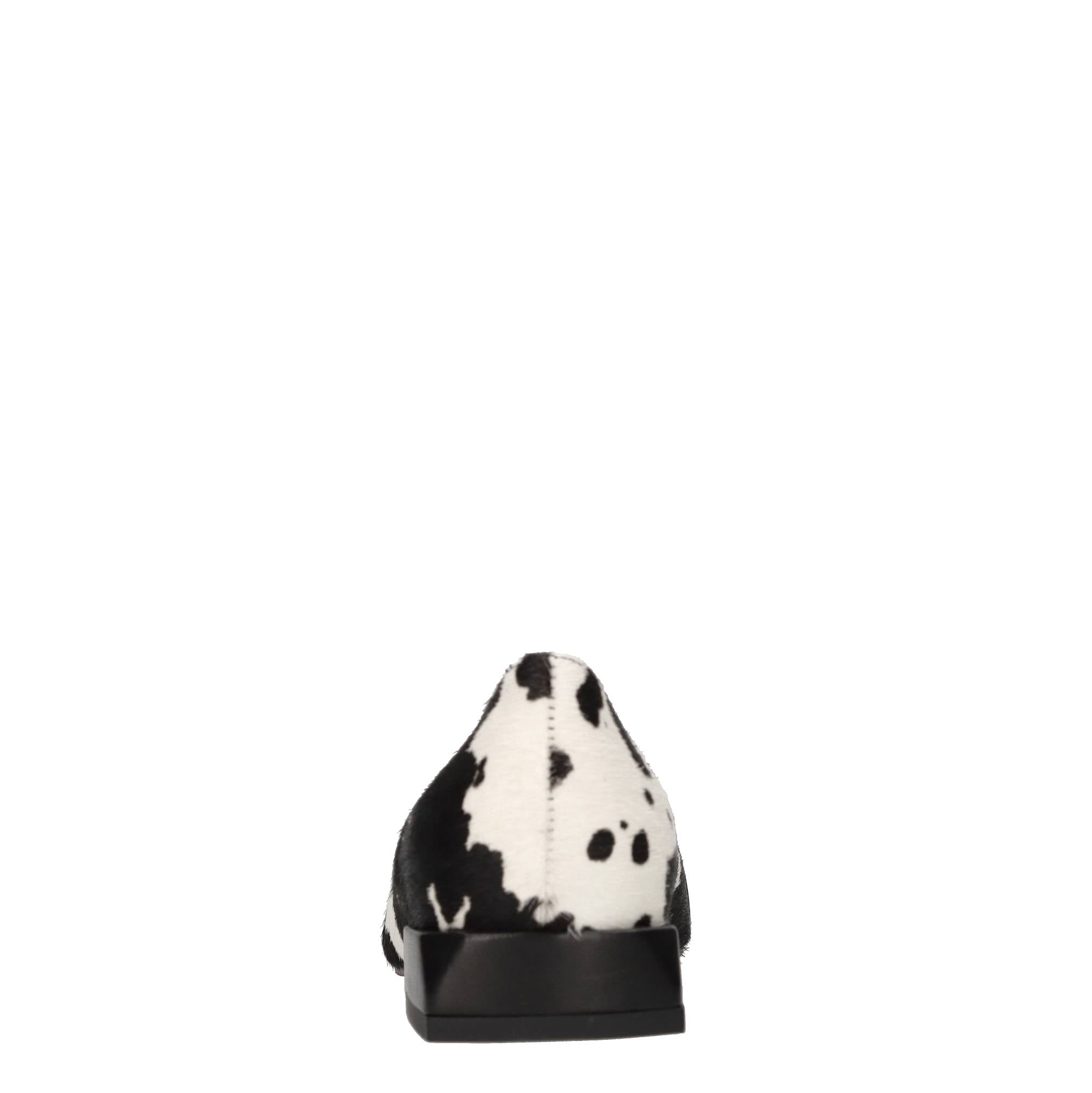 Ballerine in pelle e cavallino 