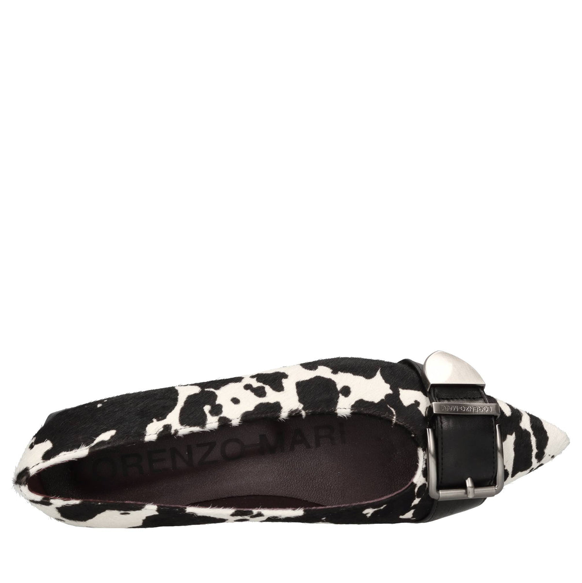 Ballerine in pelle e cavallino 