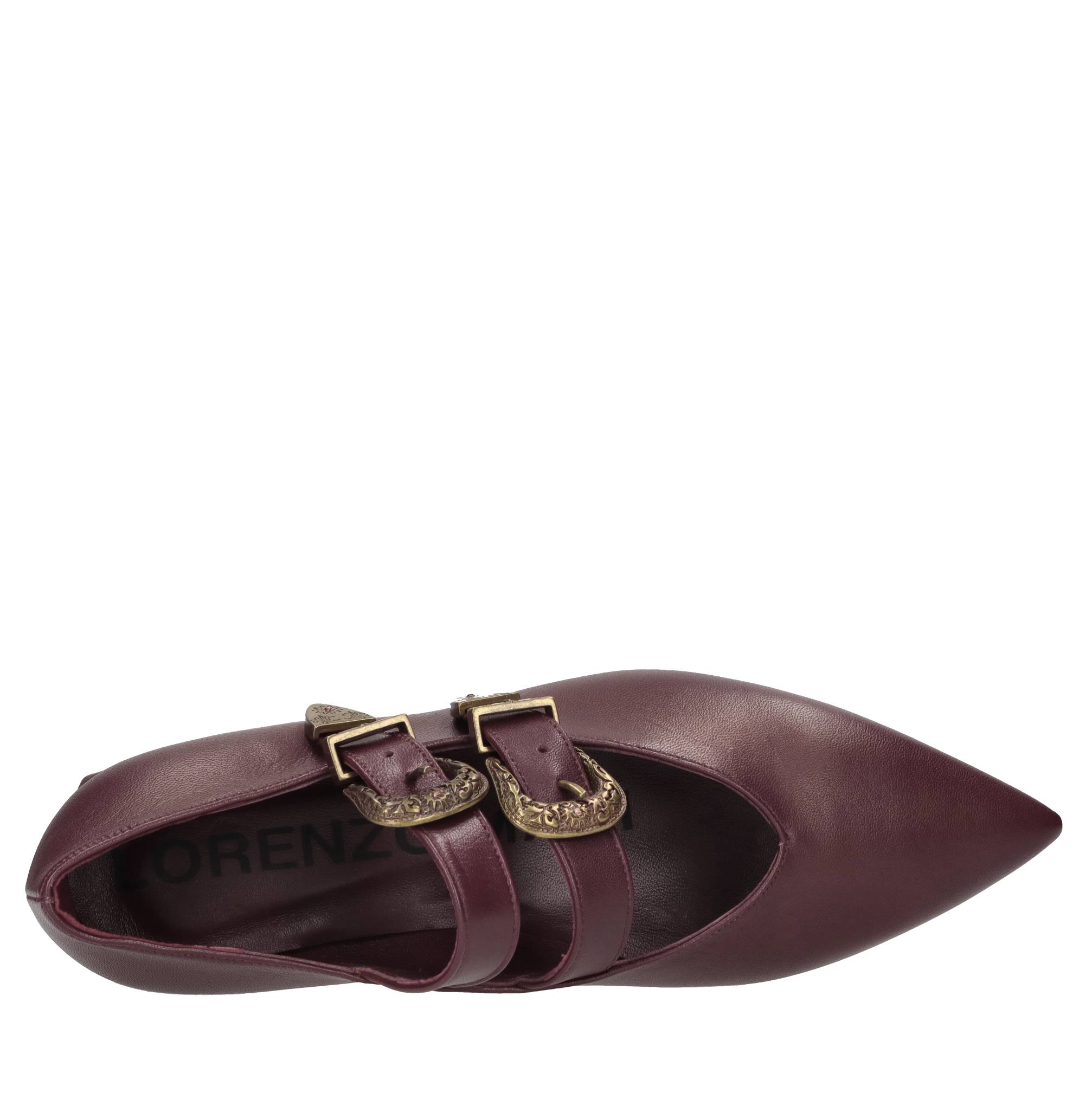Ballerine in pelle 
