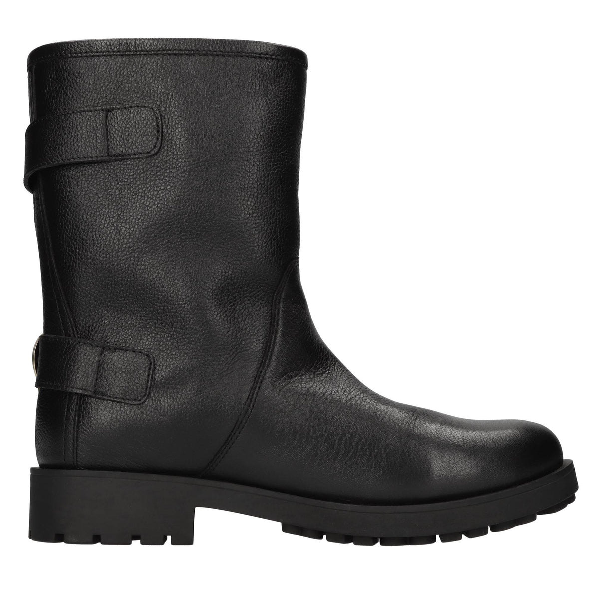 Stivaletti biker in pelle 