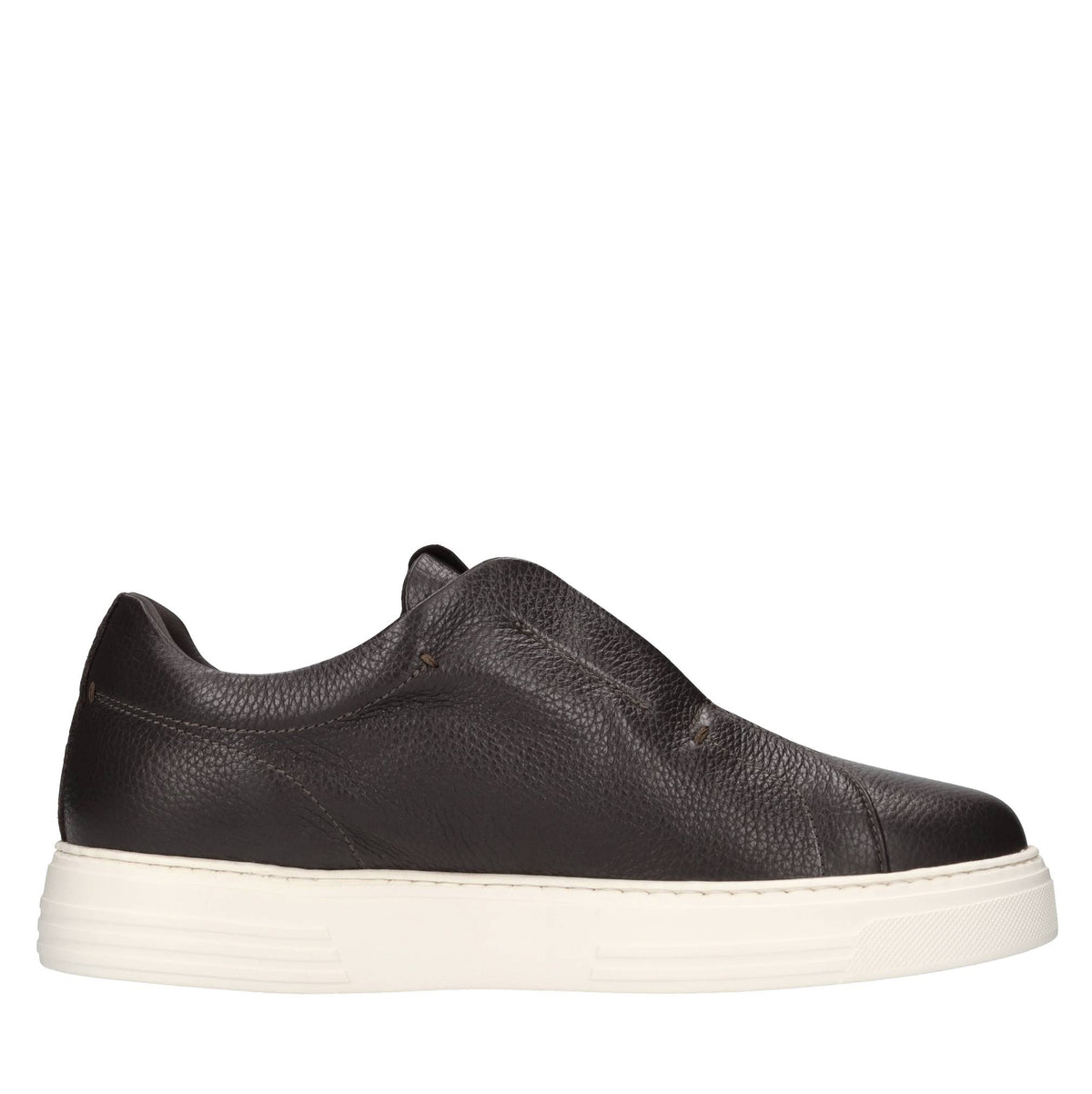 Sneakers slip-on in pelle 