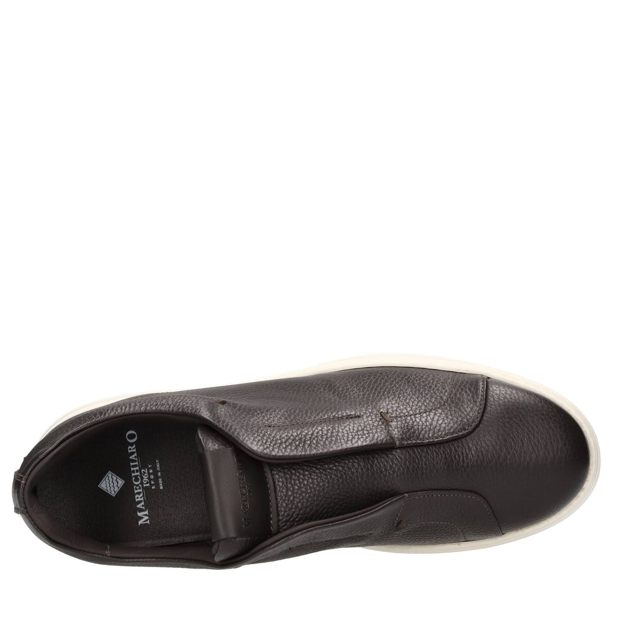 Sneakers slip-on in pelle 