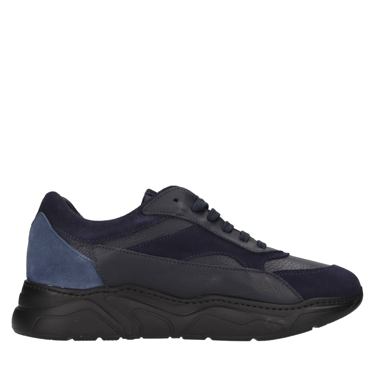 Sneakers in pelle e camoscio 