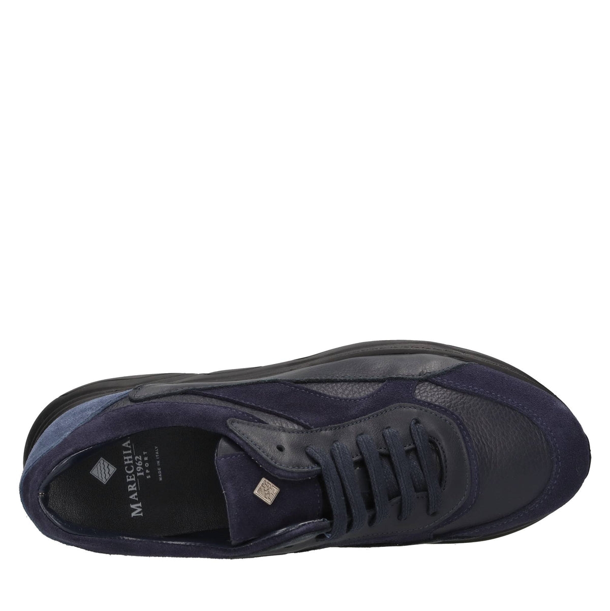 Sneakers in pelle e camoscio 