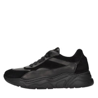 Sneakers in pelle e camoscio 