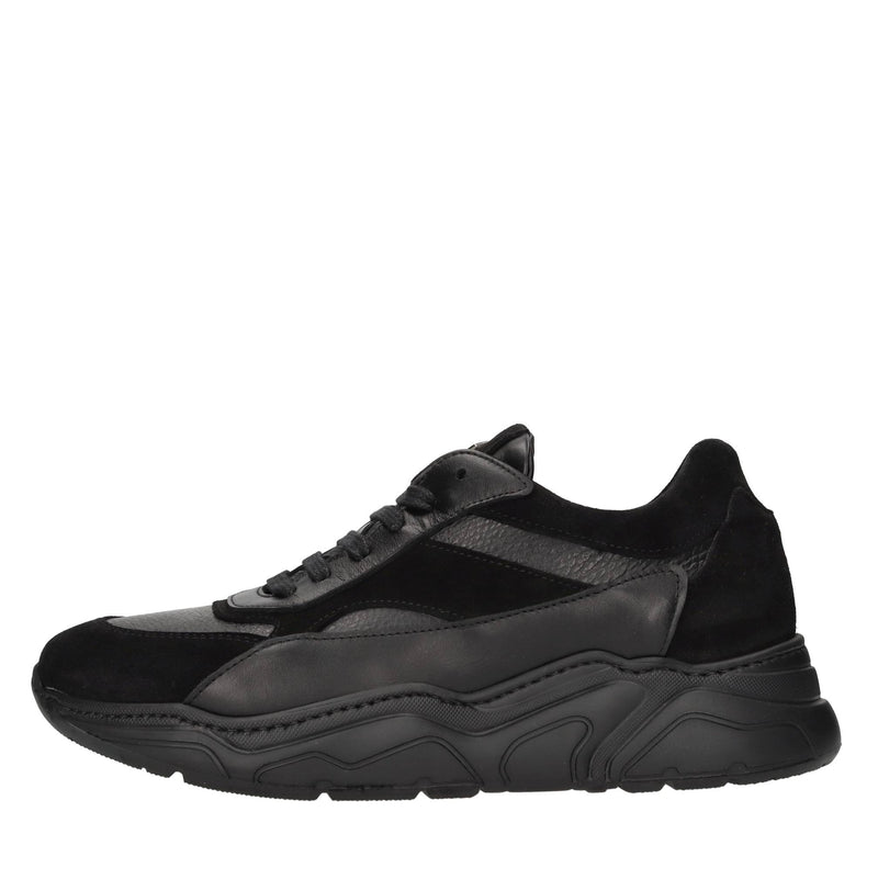 Sneakers in pelle e camoscio 
