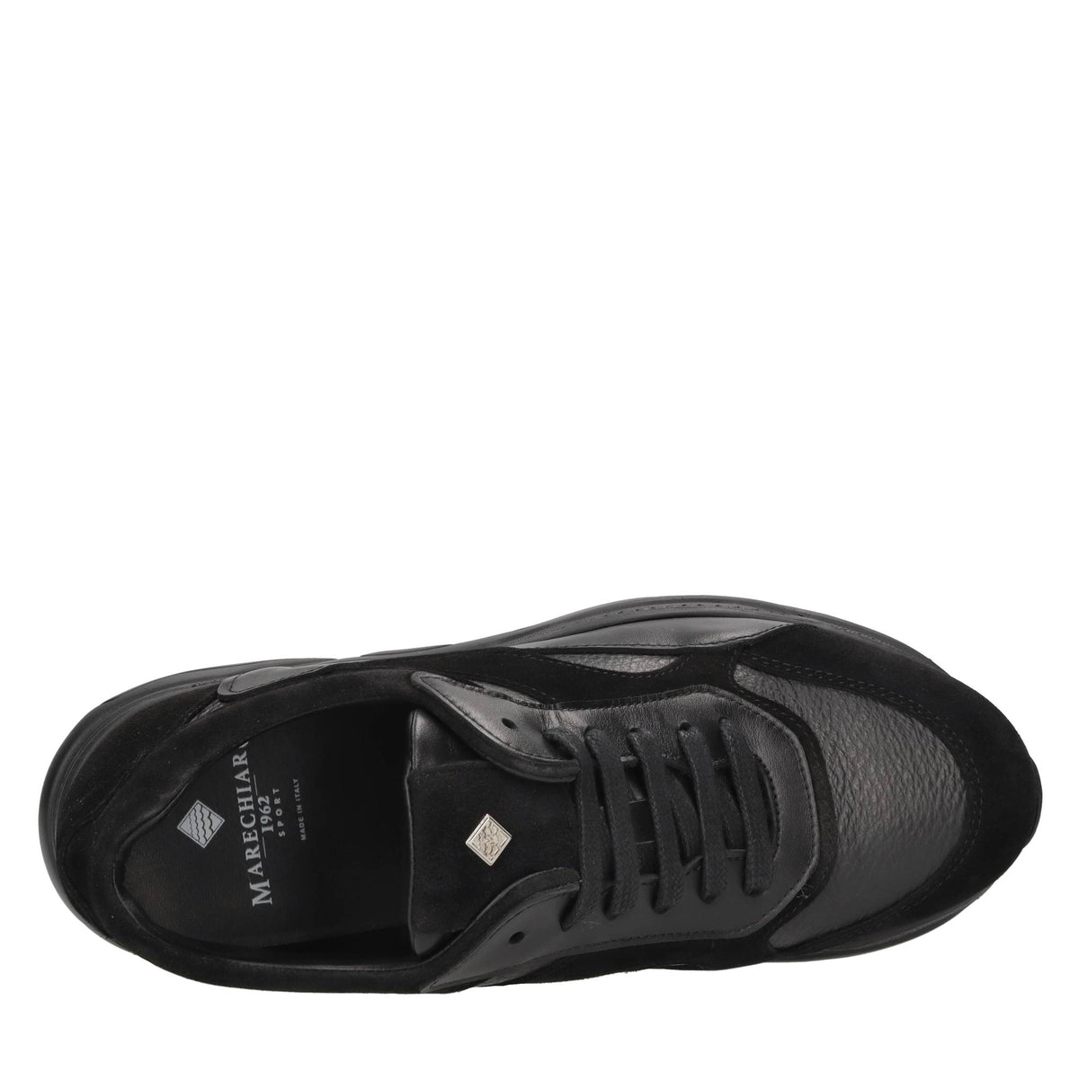 Sneakers in pelle e camoscio 