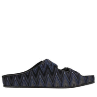 Mules in tessuto zig zag 