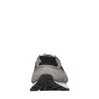 Sneakers in camoscio, tessuto e cavallino 