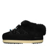 MOON BOOT Stivaletti in camoscio e pelliccia