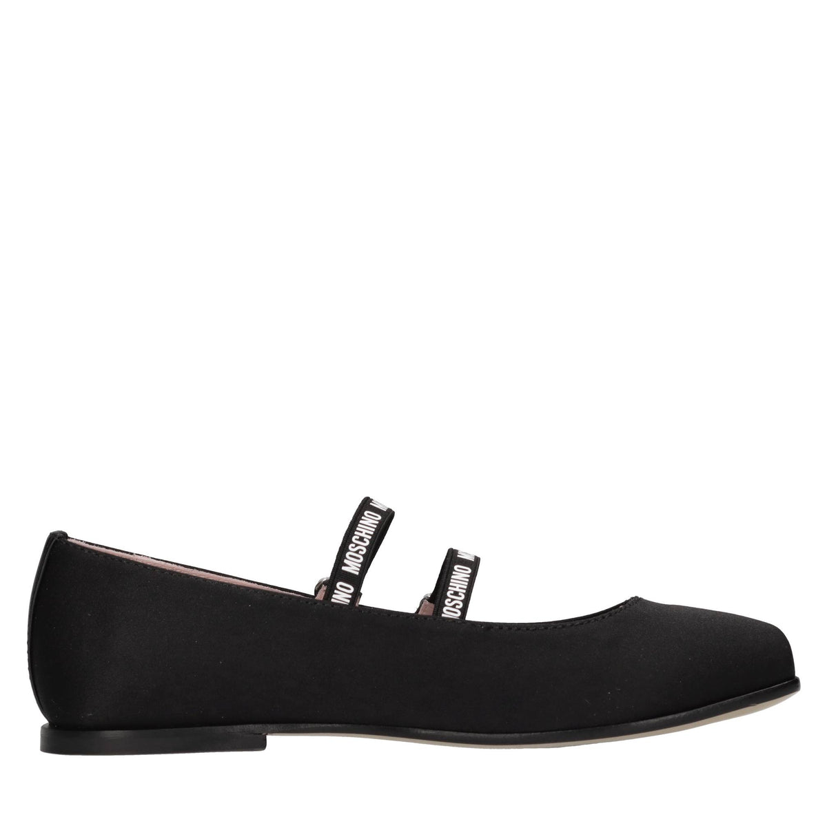 Ballerine in tessuto e pelle 