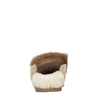 Sabot in camoscio e pelliccia 