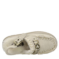 Sabot in camoscio 