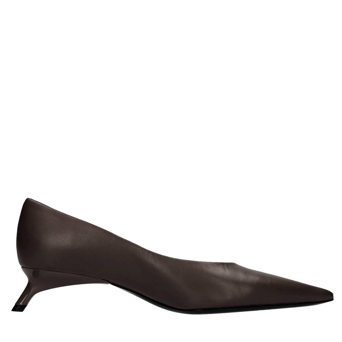 Décolleté in pelle 